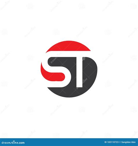 St Letter Logo Stock Illustrations 1820 St Letter Logo Stock