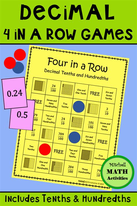 A Set Of 3 Decimal Recognition Four In A Row Games The First Game