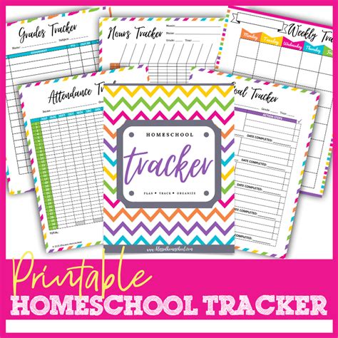 Printable Homeschool Tracker Blessed Homeschool