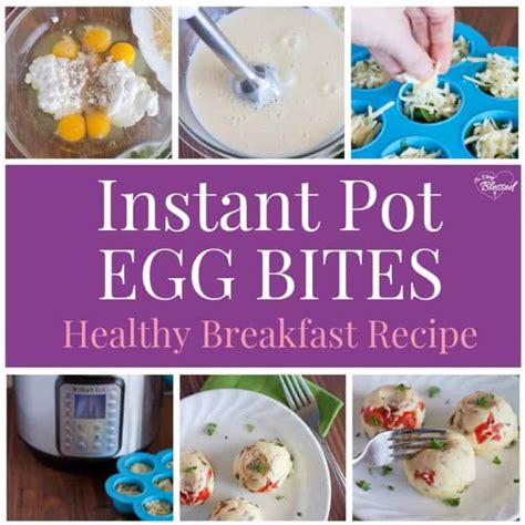 Instant Pot Egg Bites Recipe Healthy Breakfast