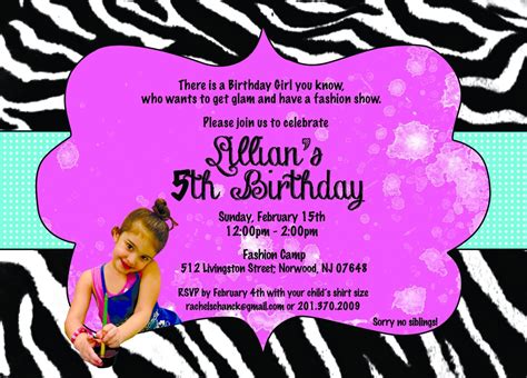 Sweet And Sassy Birthday Invitation