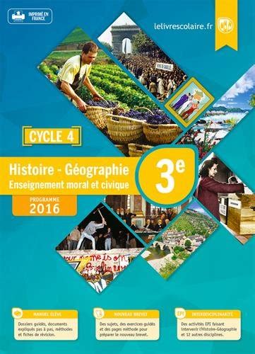【télécharger】 Histoire Géographie Emc 3e Manuel élève Pdf Ebook En