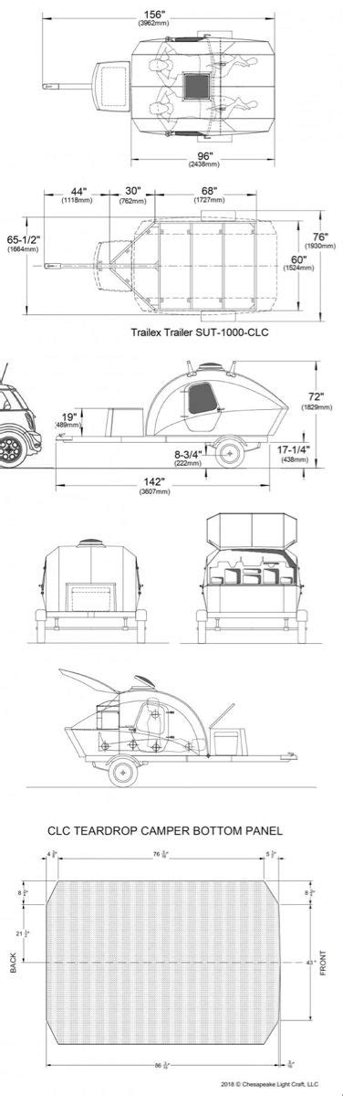 A hybrid camper combines function and style to make a trailer that is great for the whole family. Build-your-own Teardrop Camper Kit and Plans | Teardrop camper, Building a teardrop trailer ...
