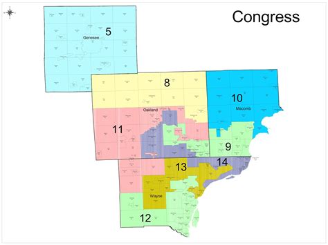 12th Congressional District Michigan Map Map