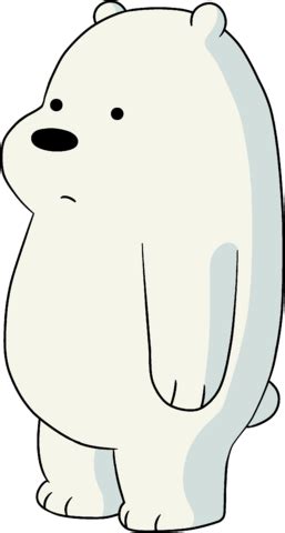 This standing plush toy is based on ice bear, a character from the popular cartoon network show we bare bears. the perfect gift: Image - Cub Ice Bear.png | We Bare Bears Fanon Wikia ...