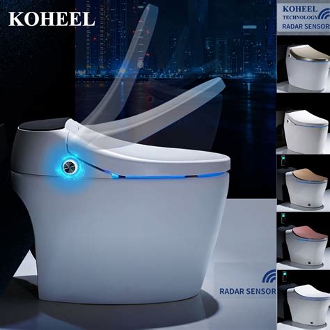 Luxury Smart One Piece Toilet S Trap Intelligent Wc Elongated Remote