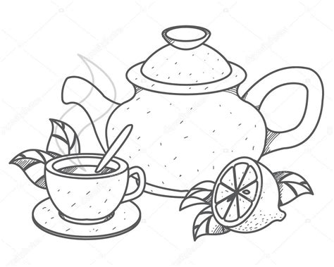 Get the markers here =. Tea Pot Drawing at GetDrawings | Free download