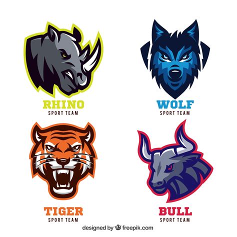 Animal Badges Sport Teams