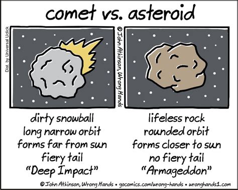 Comet Vs Asteroid Wrong Hands