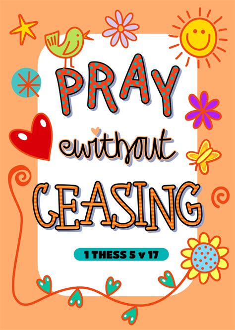 Pray Without Ceasing 3086618 Vector Art At Vecteezy