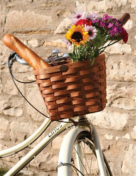 Peterboro Basket Co Acadia Bicycle Basket Wooden Bike Basket