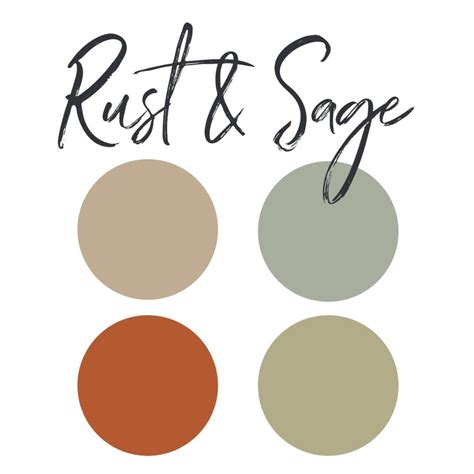 Rust And Sage Color Palette - Web Lanse