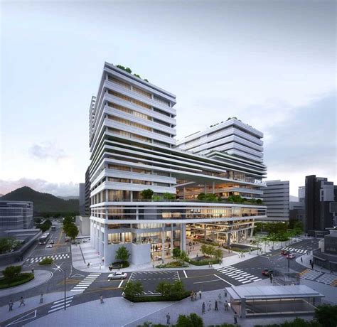 종로구 통합청사 설계공모 운생동 건축사사무소 당선 C3korea 렌더링 건축 건축 디자인 건축