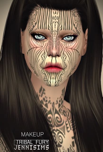 Collection Makeup And Tattoos Tribal Fury Wound Dirt At Jenni Sims