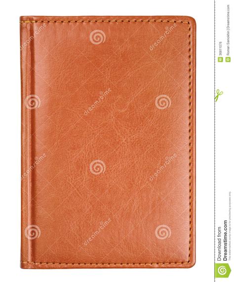 Brown Leather Diary Book Cover Stock Photo Image Of