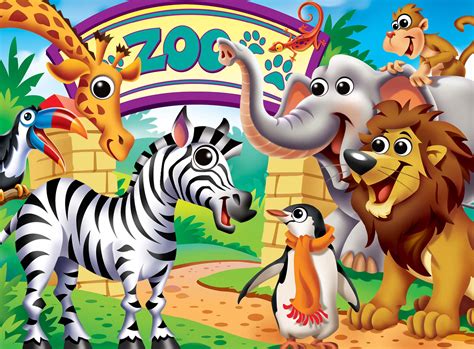 Zoo Animals 48 Pieces Masterpieces Puzzle Warehouse