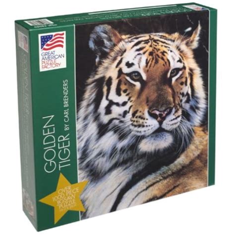 Golden Tiger 1000 Piece Puzzle