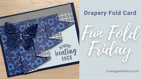 Step By Step Guide For A Drapery Fold Card Kristina Rees