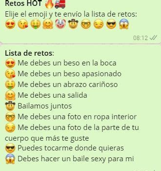 Hoy te traigo algunos retos para whatsapp con imágenes y atrevidos. Resultado de imagen para retos | Retos para whatsapp ...