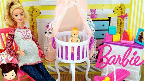 El Cuarto De La Bebe De Barbie Y Ken Guarderia De Barbie Embarazada