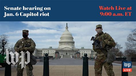 Senate Hearing On Jan 6 Capitol Riot 33 Full Live Stream Youtube