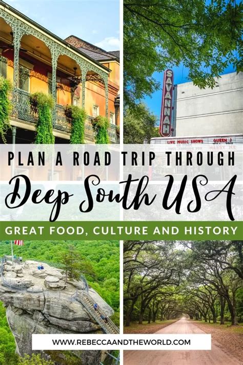 3 Week Deep South Road Trip Itinerary Rebecca And The World