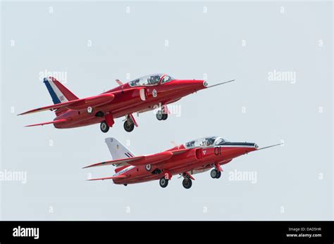 Two Vintage Folland Gnat Military Jet Trainers The Gnat Display Team