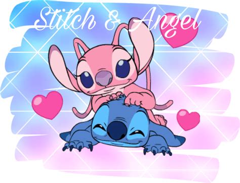 Stitch And Angel Png Png Image Collection