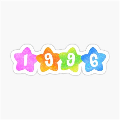 Kidcore 1996 Sticker For Sale By Discostickers Redbubble