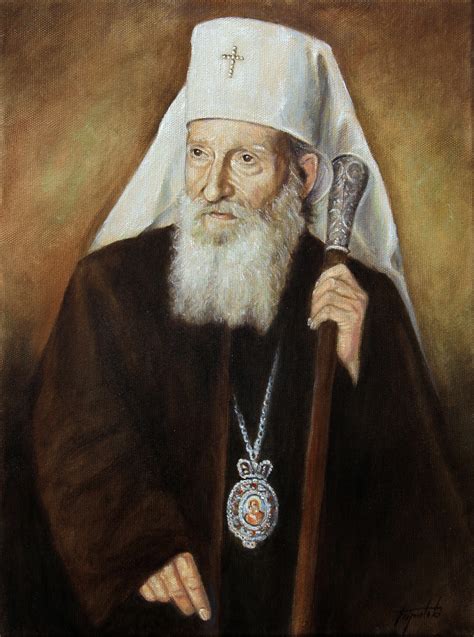 Serbian Patriarch Pavle Portrait Oil Painting Fine Arts Gallery