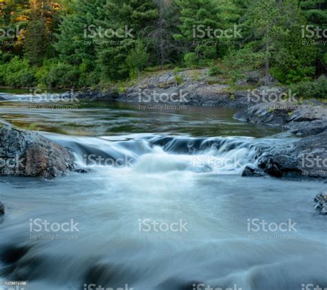 Waterfall At Chutes Provincial Park Ontario 3 Stock Photo Download