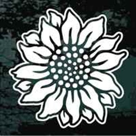 Sunflower Bloom Decals And Stickers Decal Junky