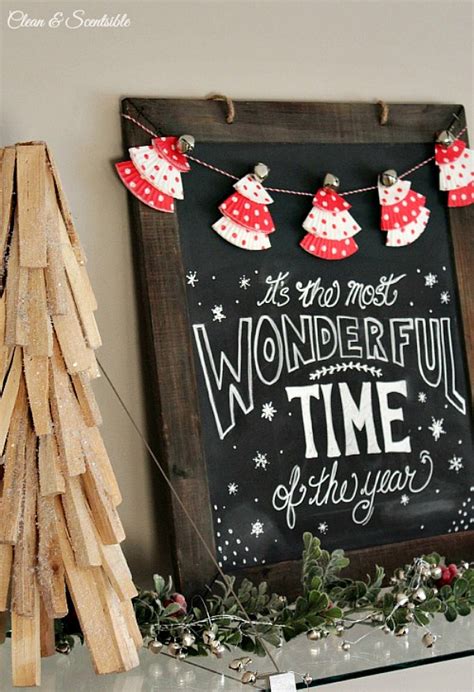 Christmas Chalkboard Inspiration Clean And Scentsible