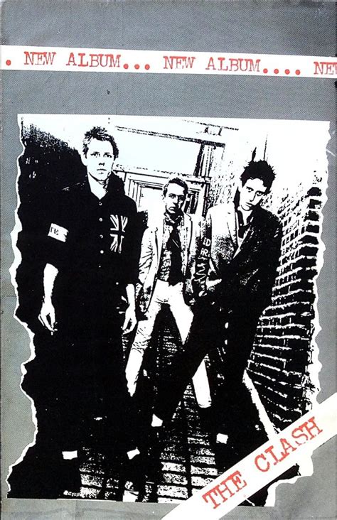 The Clash 1977 Uk Cbs Promo Poster For Debut Album