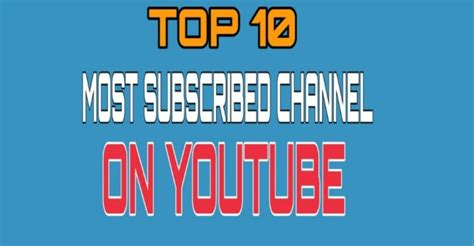 Top 10 Most Subscribed Youtube Channels Of January 2019 Latest Gadgets