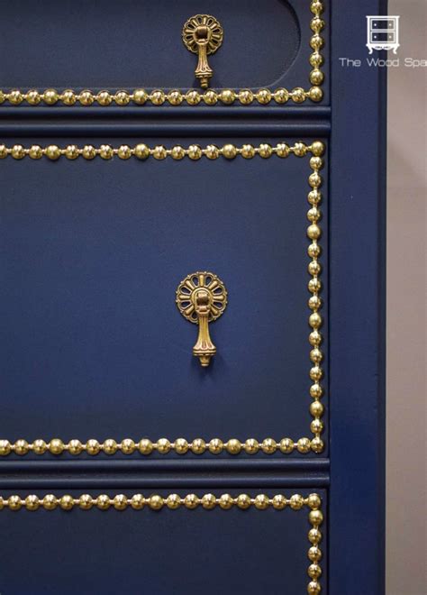 DIY Nail Head Trim Dresser • Grillo Designs