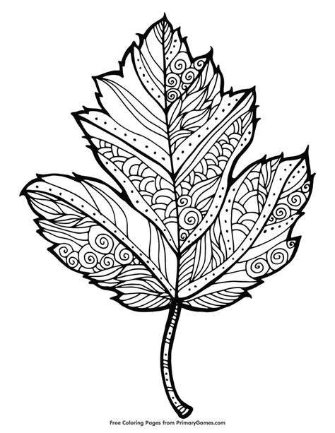 Adult Fall Coloring Pages Printable Sketch Coloring Page