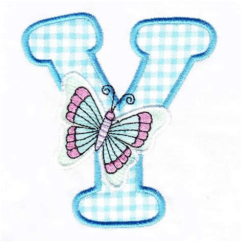 Applique Butterfly Alphabet 2 Sizes Products Swak Embroidery