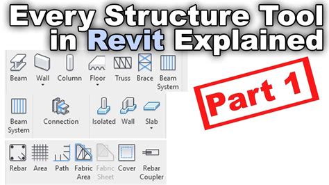 Every Structure Tool In Revit Tutorial Part 1 Youtube