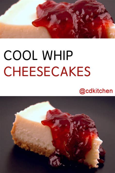 Cool Whip Cheesecakes Recipe