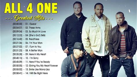 All 4 One Greatest Hits Full Album Best Songs Of All 4 One All 4