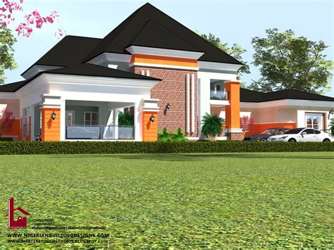 5 Bedroom Bungalow Plans In Nigeria Stylish 5 Bedroom Bungalow House 90c