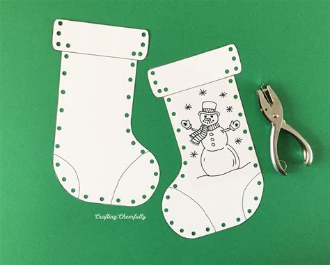 Christmas Stocking Craft For Kids Crafting Cheerfully
