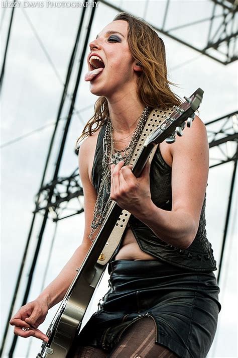 Lzzy Hale Of Halestorm At A Concert In Raleigh Nc Halestorm Lzzy