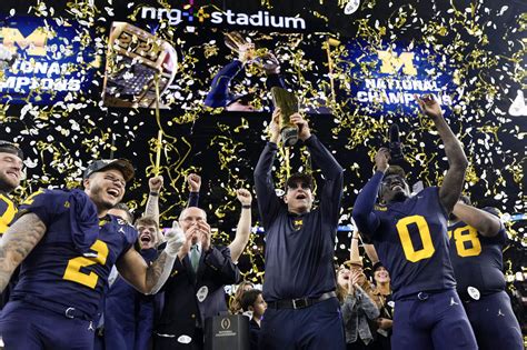 Michigan Overpowers Washington As Jim Harbaugh Delivers A National Title WTOP News