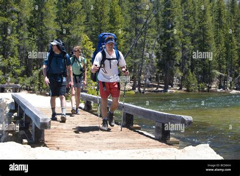 Backpacking Trail Bridge Hi Res Stock Photography And Images Alamy