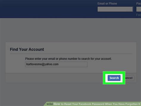 how to reset your facebook password when you have forgotten it