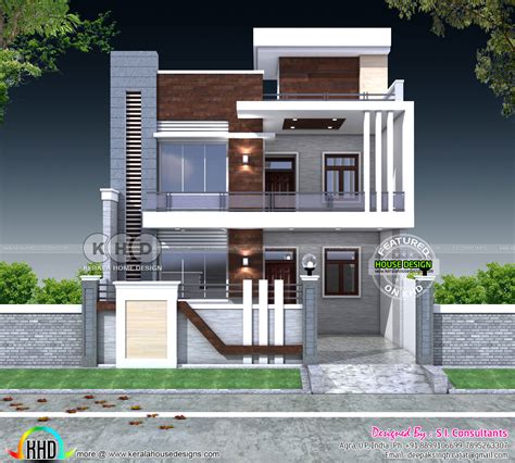 5 Bedroom Flat Roof Contemporary India Home Kerala Home Design And
