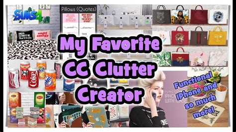 Where I Get My Cc Clutter😍 The Sims 4 Youtube 64c