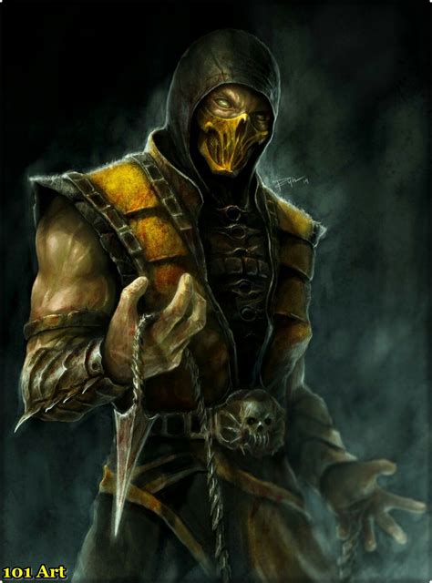 Mortal Kombat Scorpion Art 101 Cosplay Art And Games